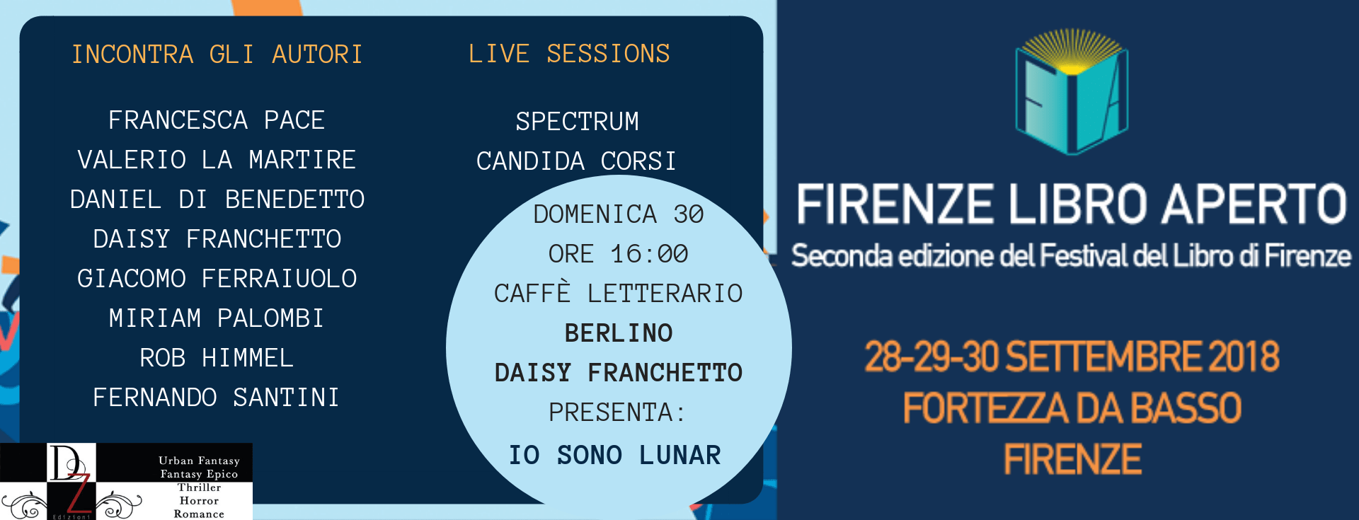 Giacomo Ferraiuolo, Firenze Libro Aperto, Dark Zone, Francesca Pace, Valerio La Martire, Nephilim