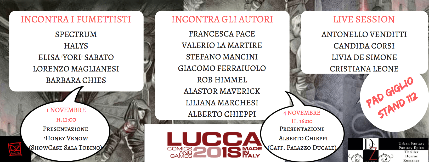 Giacomo Ferraiuolo, Dark Zone, Lucca Comics